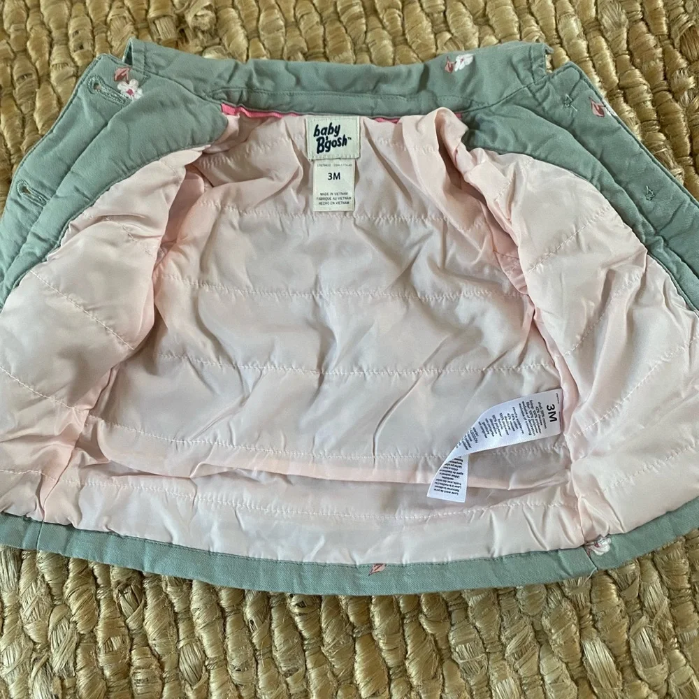 oshkosh green floral baby jacket - Picture 4 of 4